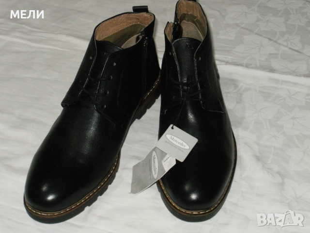 MERCEDES нови мъжки боти естествена кожа 42, снимка 2 - Мъжки боти - 52107764