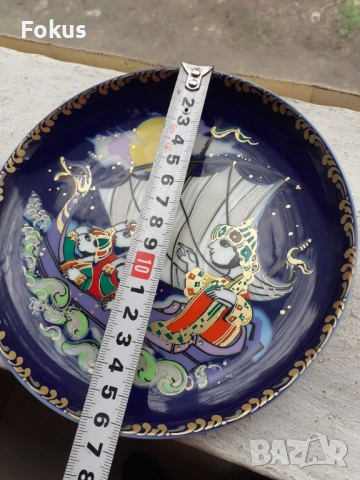 Колекционерси чинии за стена порцелан Rozenthal 3 броя, снимка 6 - Антикварни и старинни предмети - 53384817