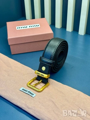 колани от естествена кожа в кутия valentino garavani miu miu , снимка 14 - Колани - 50644651