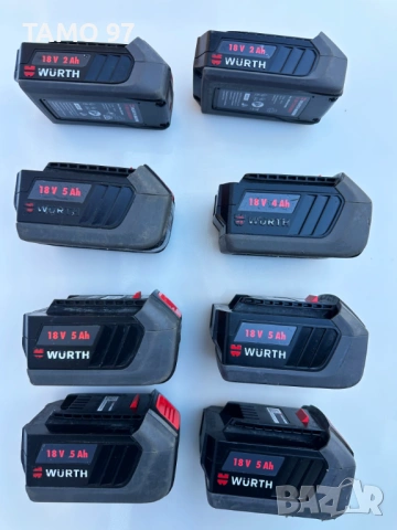 Wurth M-Cube - Акумулаторни батерии 18V 2.0Ah 4.0Ah 5.0Ah