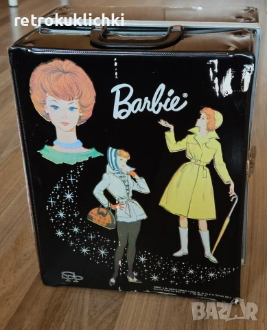 Barbie vintage case, ретро куфарче за кукла Барби, снимка 3 - Кукли - 53732362
