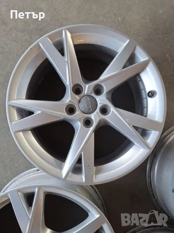 ОРИГИНАЛНИ АЛУМИНИЕВИ ДЖАНТИ  AУДИ  -5x112х57.1-17цола, снимка 4 - Гуми и джанти - 48972904