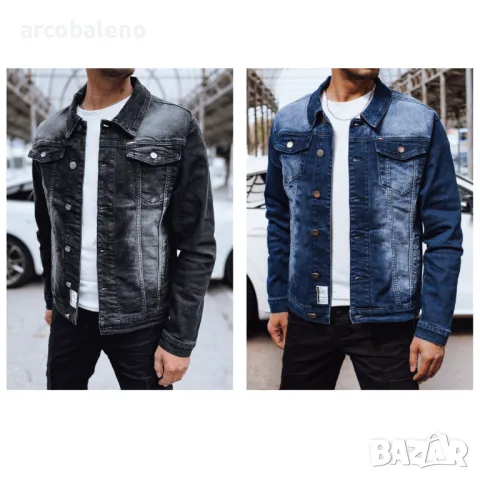 Мъжко дънково яке, 2цвята 