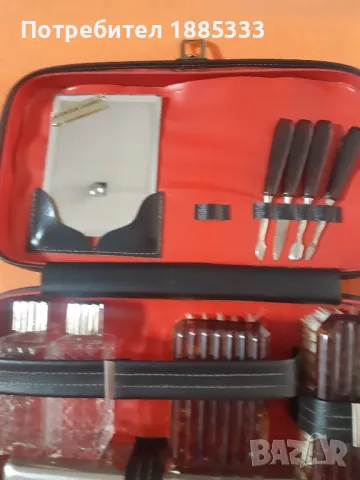 ретро тоалетна чанта от 50- те години, снимка 4 - Антикварни и старинни предмети - 47925355