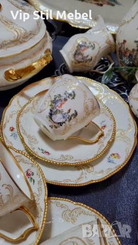 Сервиз за хранене и кафе Rosenthal Sanssouci Hoeroldt Arkadien , снимка 11 - Сервизи - 52774701
