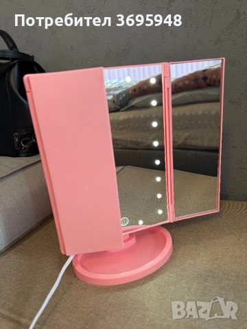 Козметично огледало с LED подсветка, снимка 5 - Други - 53756744