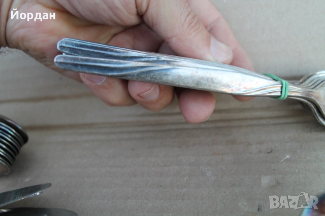 Посребрени вилици и лъжици , снимка 7 - Други ценни предмети - 52616748