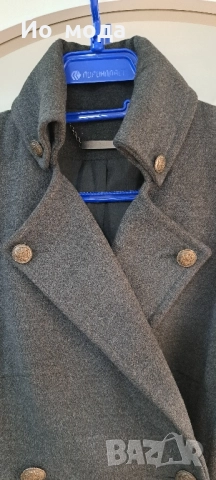 Сиво палто, снимка 8 - Палта, манта - 52105922