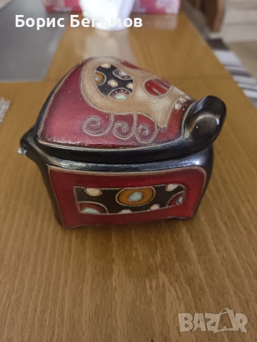 Уникална кутия за бижута/Handmade/Gappa, снимка 4 - Антикварни и старинни предмети - 52368988