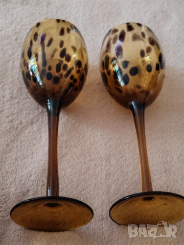 Винтидж чаши за бяло вино сервиз 6 броя, Амбър. , снимка 9 - Сервизи - 50737661