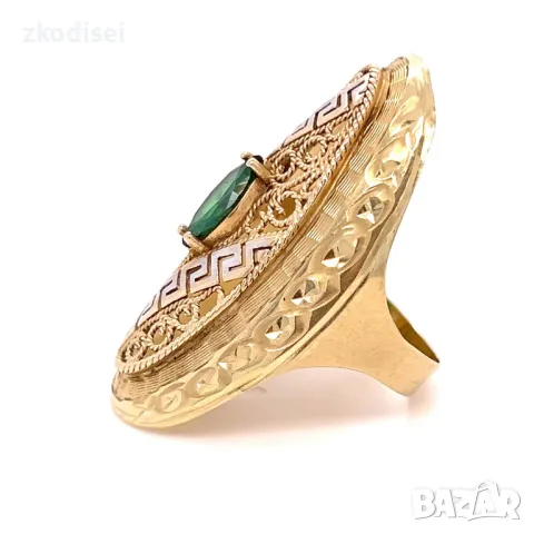 Златен дамски пръстен 5,44гр. 14кр.проба:585 размер:60 модел:29907-1, снимка 3 - Пръстени - 49383507