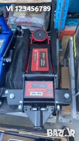 Нископрофилен крик KraftRoyal 4 тона крокодил с две помпи, снимка 3 - Аксесоари и консумативи - 52268282