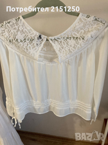 Копринена блуза H&M, снимка 3 - Блузи с дълъг ръкав и пуловери - 44921016