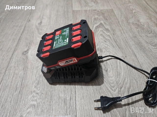 Акумулаторна батерия Parkside 4ah и зарядно., снимка 2 - Винтоверти - 48029879