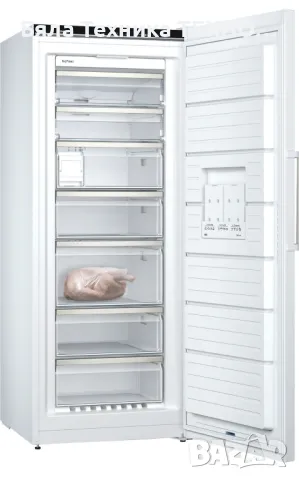 Вертикален Фризер SIEMENS GS54NAWCV, 176 см височина, 70 см ШИРИНА, 328 литра, снимка 9 - Фризери - 48323964