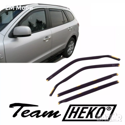 К-кт 4бр. Ветробрани HEKO за HYUNDAI Tucson Santa Fe Kona Terracan предни и задни, снимка 3 - Аксесоари и консумативи - 52547310
