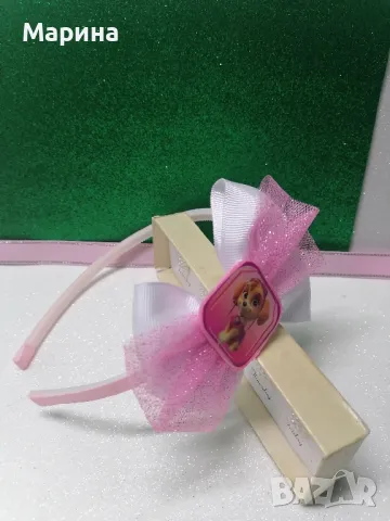 Красиви празнични диадеми със Скай в нежно розово! Ново! , снимка 9 - Шноли, диадеми, ленти - 32582967