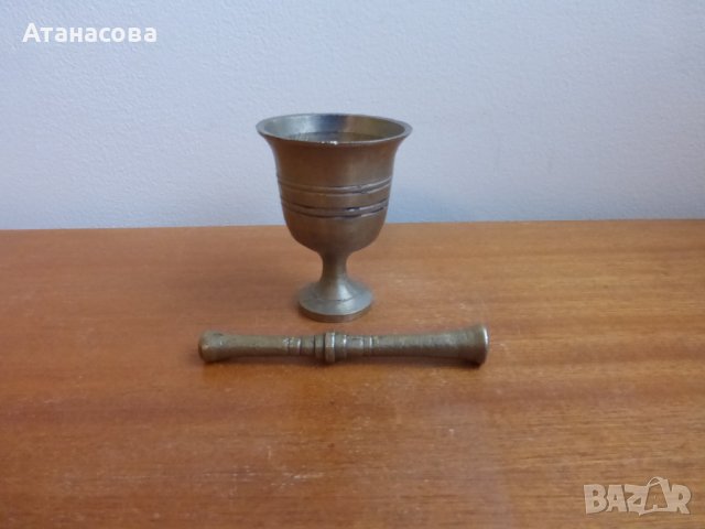 Малко хаванче с пестик хаван 1940 г, снимка 2 - Антикварни и старинни предмети - 44244366