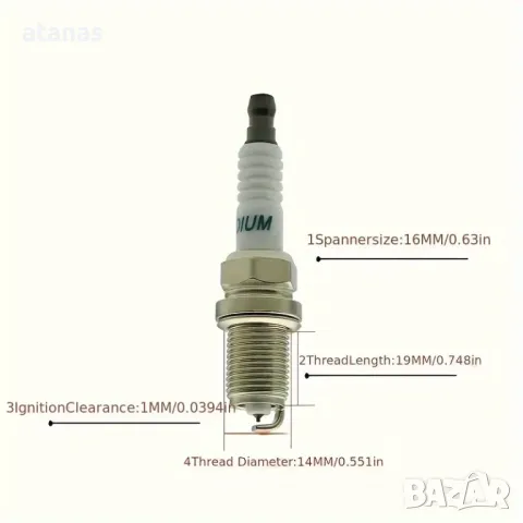 Свещи за кола ИРИДИУМ, снимка 3 - Аксесоари и консумативи - 49155697