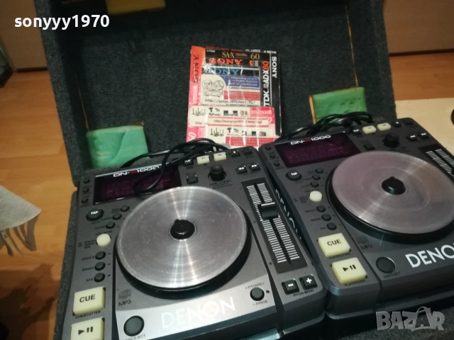 КУФАР С 2БР-DENON DN-S1000 MP3 CD PLAYER-MADE IN JAPAN 2011251800LCHERY1, снимка 12 - Ресийвъри, усилватели, смесителни пултове - 52482995