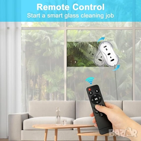 НОВ Робот за почистване на прозорци , снимка 2 - Парочистачки и Водоструйки - 53824276