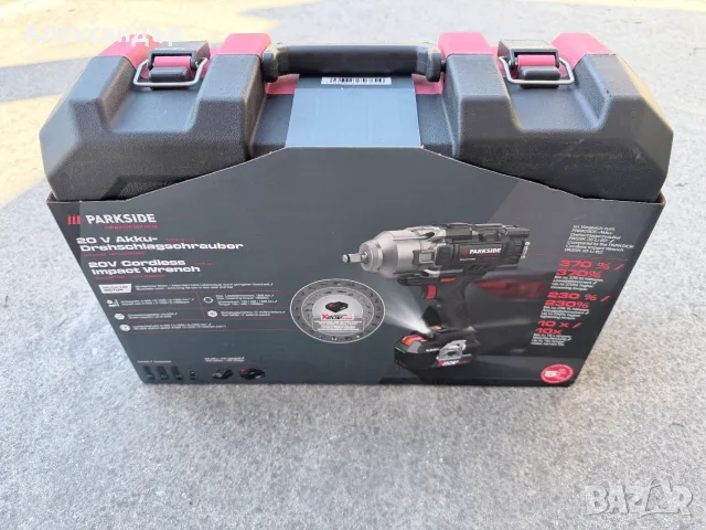 [НОВ] Акумулаторен ударен гайковерт 20 V - PARKSIDE PERFORMANCE PASSP 20-Li C4