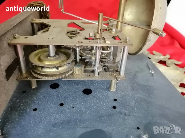 Стар Френски Часовников Механизъм за Паркетен Часовник, снимка 4 - Антикварни и старинни предмети - 41753784