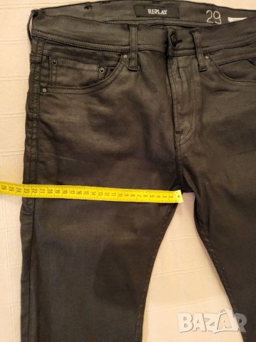Черни дънки на REPLAY р-р 29/32, снимка 7 - Дънки - 44309800