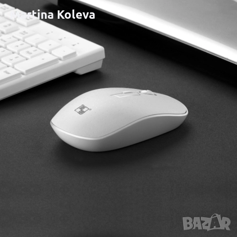 Бизнес безжични Wireless клавиатура и оптична мишка, съвместими с Windows KMT3, снимка 2 - Клавиатури и мишки - 52655080