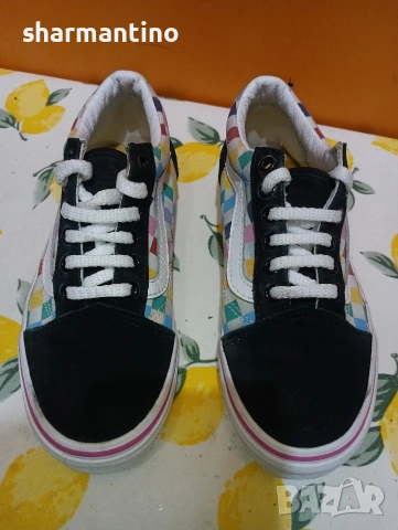 Vans N 33 кожени кецове, снимка 2 - Детски маратонки - 53407251