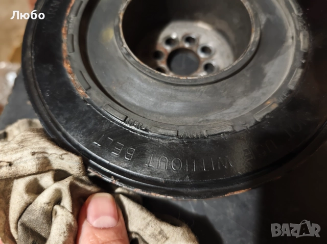 Демферна шайба колянов вал за Ауди 2.7тди 3.0тди 2004-2008г Audi 2.7tdi 3.0di, снимка 5 - Части - 52693398