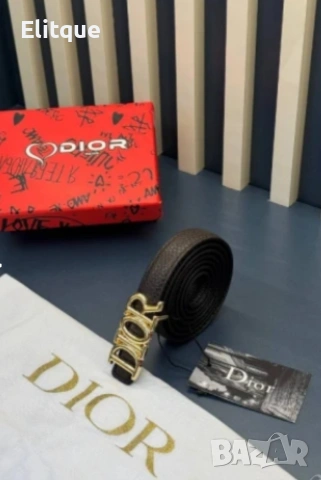 колани от естествена кожа в кутия Christian Dior , снимка 5 - Колани - 53587473