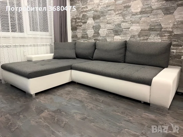 Разтягащ се диван 265 см широчина с извънредните 220/160 за функция сън и функция релакс. , снимка 4 - Дивани и мека мебел - 56112290