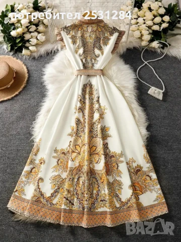 Нови рокли, нова рокля , бохо рокля , рокля с дълъг ръкав, снимка 2 - Рокли - 50914778