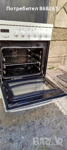 Готварска печка с керамичен плот , снимка 4 - Печки, фурни - 50804531