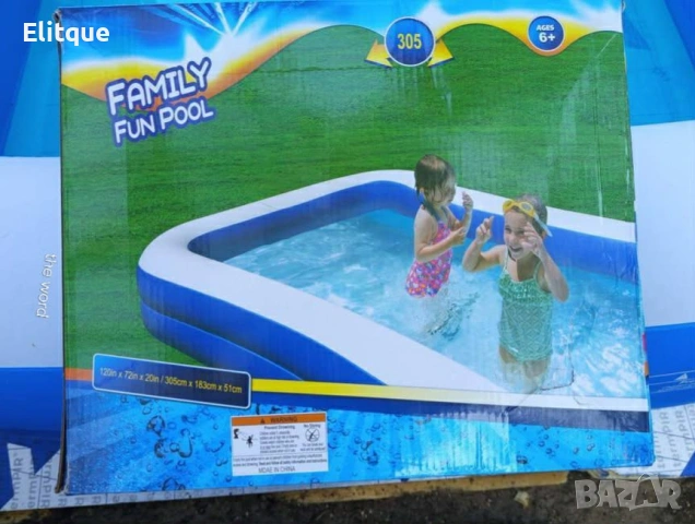 Голям надуваем семеен басейн - релакс и забавление за цялото семейство, снимка 2 - Други стоки за дома - 53344259