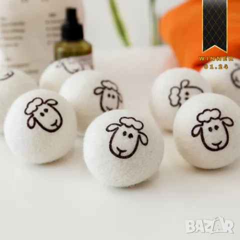 Вълнена топка за сушилня-3 броя, снимка 2 - Други стоки за дома - 48967594