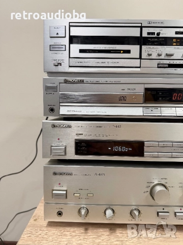 🔊Ретро аудио система сет PIONEER - сива серия - усилвател, дек, cd и тунер 🔊, снимка 3 - Аудиосистеми - 52142594
