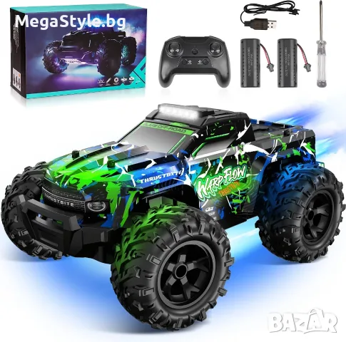 JOYTREKY High-Speed RC Car (1:18) – Зелена Офроуд Количка с Дистанционно Управление