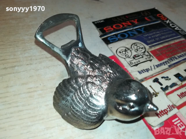 ПТИЧЕ-MADE IN WEST GERMANY-ОТВАРАЧКА 1506250912, снимка 8 - Антикварни и старинни предмети - 50670035