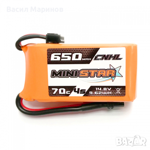 Продавам Li-Po батерии CNHL 4s 14.8V 650mAh 70C/140C, снимка 1 - Друга електроника - 36412285