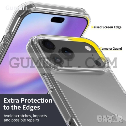  iPhone 17 Pro Max Хибриден Кейс, снимка 8 - Калъфи, кейсове - 52175175