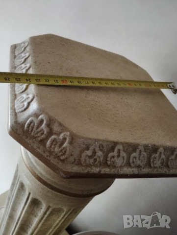 Ретро постамент с ваза комплект, снимка 4 - Антикварни и старинни предмети - 44803184