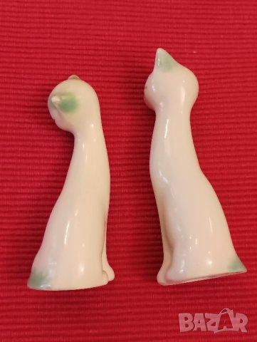 Две порцеланови фигурки, котки. , снимка 3 - Колекции - 44177178