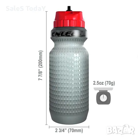 Бутилка за вода за велосипед, Шише за колело, 4 цвята, снимка 5 - Аксесоари за велосипеди - 41989242