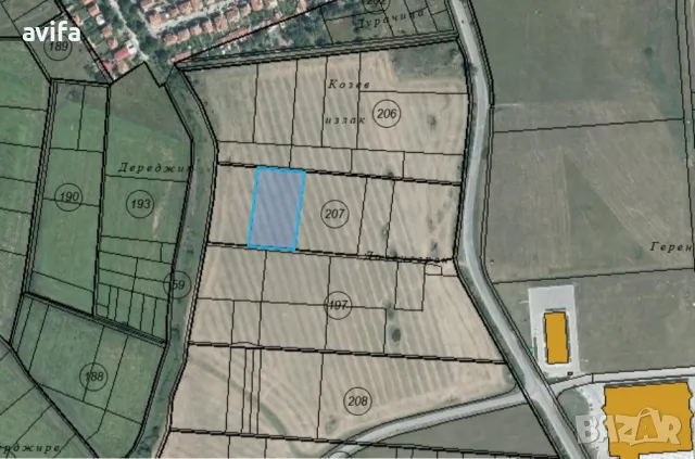 Имот в зона за жилищно строителство, снимка 3 - Парцели - 49638336