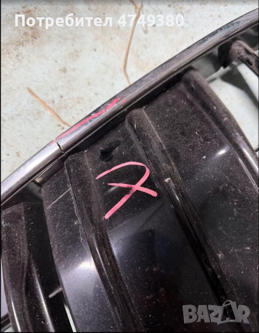 Предна решетка с пукнатини за Audi A6 C7 4G, за части, снимка 4 - Части - 53635581