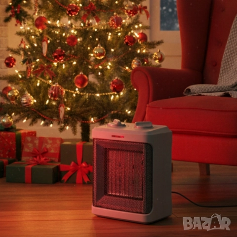 Отоплителна печка с вентилатор PTC Voltz, 1500W – моментална, равномерна топлина , снимка 5 - Отоплителни печки - 52152735