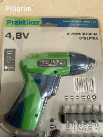 Акумулаторна отвертка « Praktiker”., снимка 2 - Отвертки - 55717166