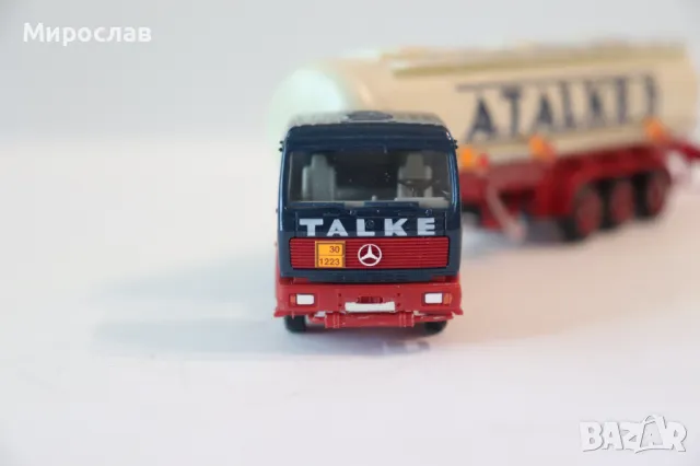 HERPA H0 1/87 MERCEDES СИЛОЗ ЦИСТЕРНА КАМИОН ТИР МОДЕЛ, снимка 3 - Колекции - 50142495
